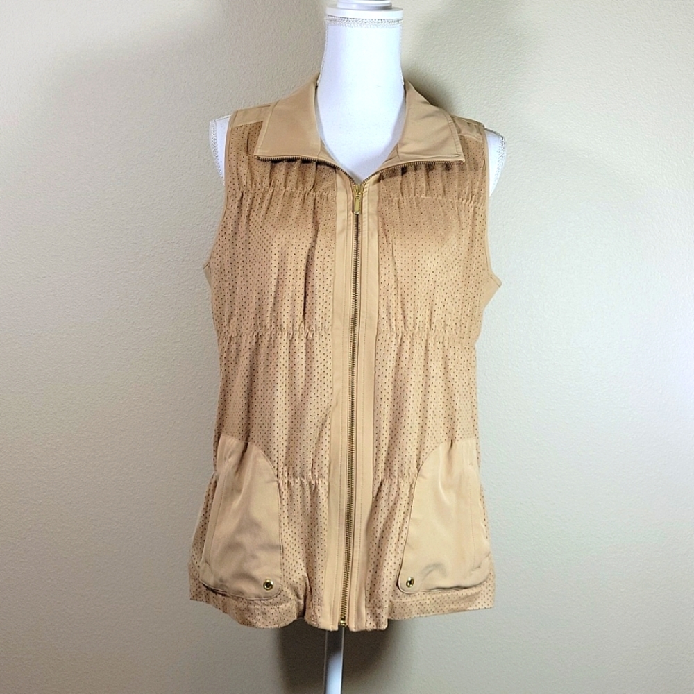 Chico's Zenergy faux suede vest